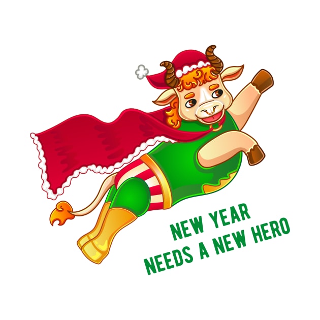 New year needs a new hero by Ksenia Aksenteva