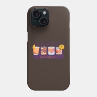 Negroni cocktail Phone Case