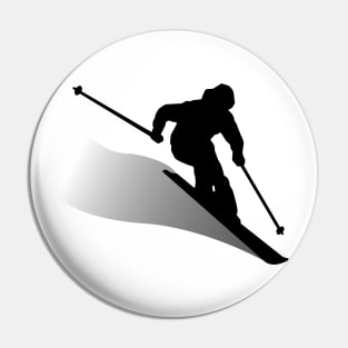 Skier Pin