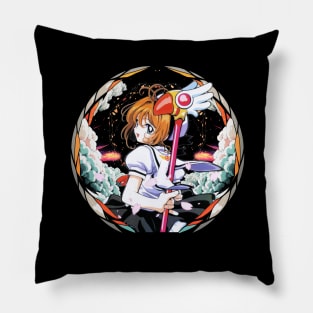 Funny Sakura Cute Japanese Manga Pillow