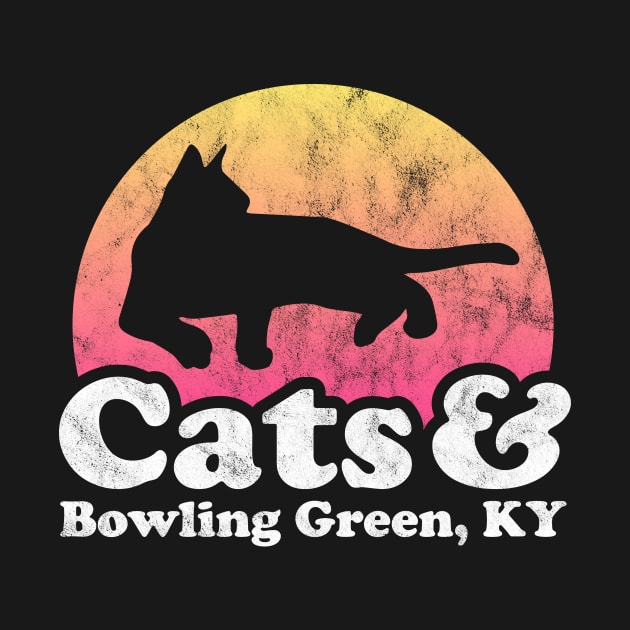 Cats and Bowling Green Gift for Men, Women, Kids by JKFDesigns