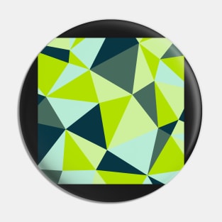 Modern Geometric Grey, Blue and Lime Pin