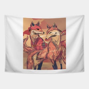 Foxes Tapestry