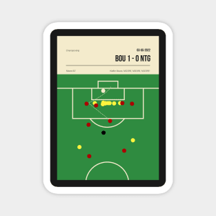 Bournemouth Moore Goal as a Minimal Tactical Poster Magnet