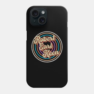 vintage circle line color Robert Earl Keen Phone Case