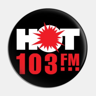Hot 103.5 WQHT Radio T-Shirt Pin