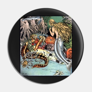 The Little Mermaid and the Sea Hag - Ivan Bilibin Pin