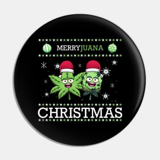 Merryjuana Christmas Pin