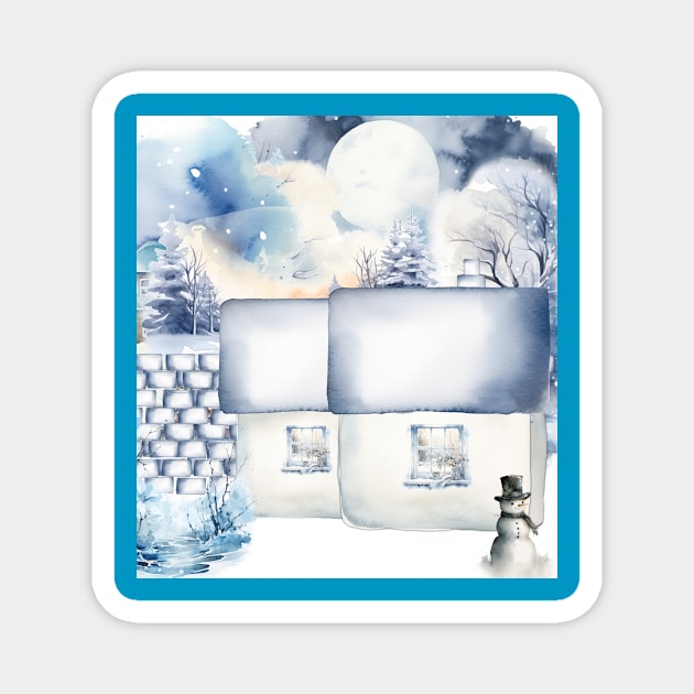 Winter wonderland Magnet by Junomoon23