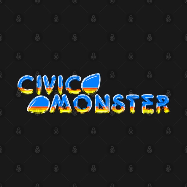 Civic Monster Logo by CivicMonsterDesigns