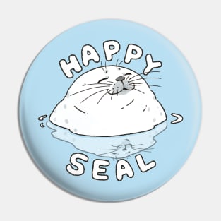 Happy Ringed Seal Pin