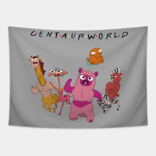 CENTAURWORLD Gang Tapestry by ZkyySky