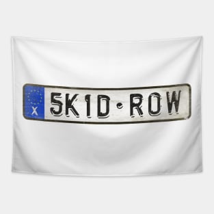 Skid Row - License Plate Tapestry