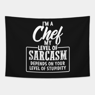 Funny Chef Gift for sarcastic Chefs Cooking Tapestry