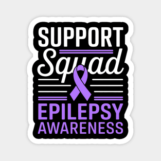 Epilepsy Warrior Support Squad Support Epilepsy Awareness Magnet
