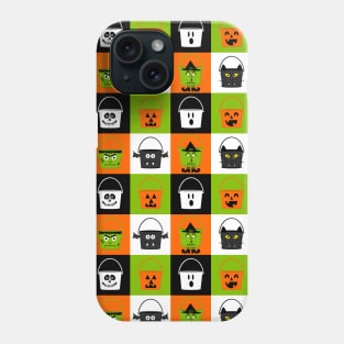 Halloween Candy Pail checks Phone Case