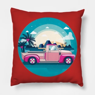 Retro Car(VAN LIFE) Pillow