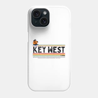 Key West,Florida Island gift  art 90s style retro vintage 80s Phone Case