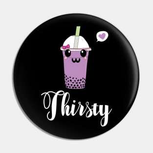 Thirsty Kawaii Bubble Tea Love Pin