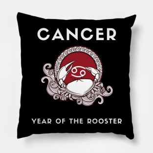 CANCER / Year of the ROOSTER Pillow