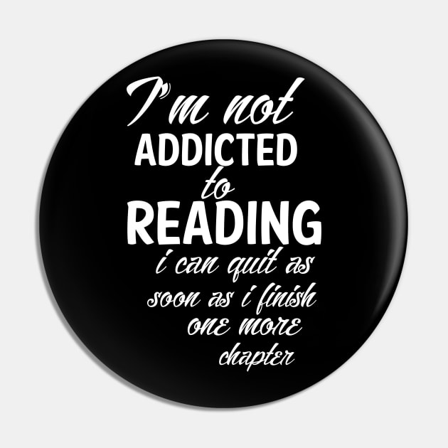 I'm not addicted to reading Pin by jrsv22