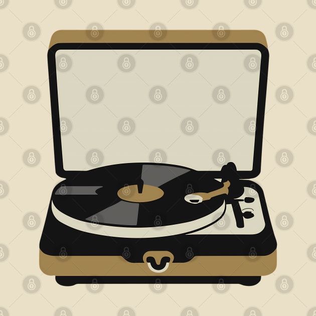 Classic record player by design/you/love