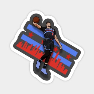 Zach Lavine Chicago Bulls City Jersey Magnet