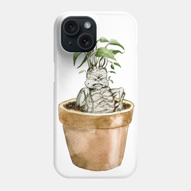 Ugly plant Phone Case by Simple Wishes Art