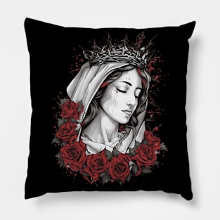 Mary, Mother Of Jesus Pillow
