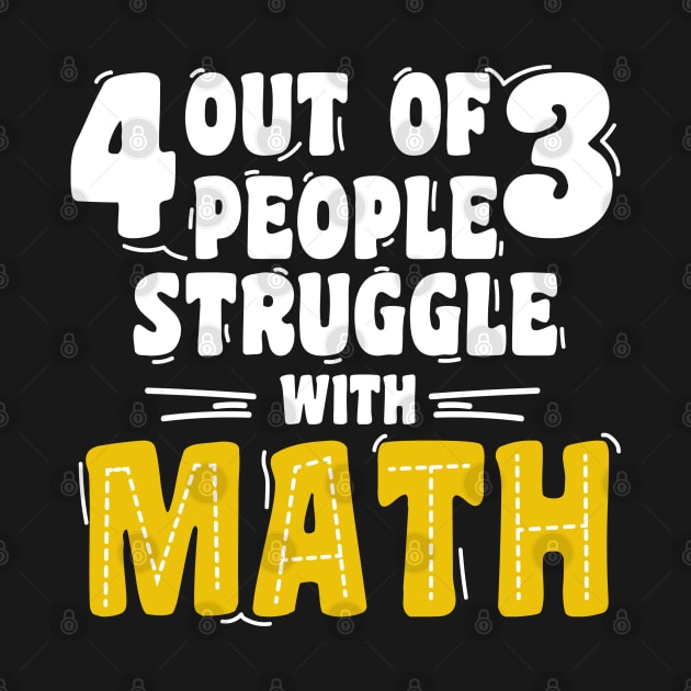 4 out of 3 people struggle with math by G! Zone