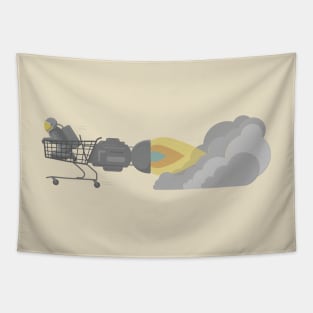 Emergancy Grocery Evacuation Device Tapestry