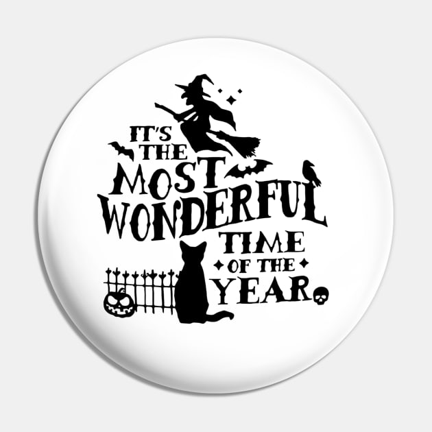 It's The most Wonderful Time Of The Year halloween Pin by williamarmin