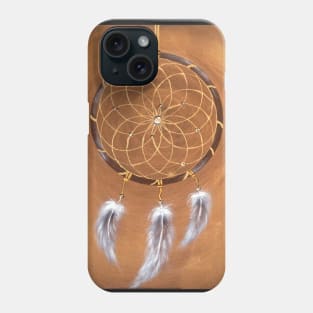 Sacred geometry - dream catcher with torus Phone Case