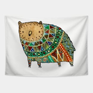 Aztec Bear Tapestry