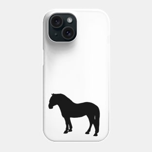 Pony shadow black Phone Case