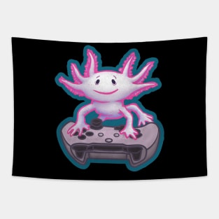 Gaming Axolotl Gamer Tapestry