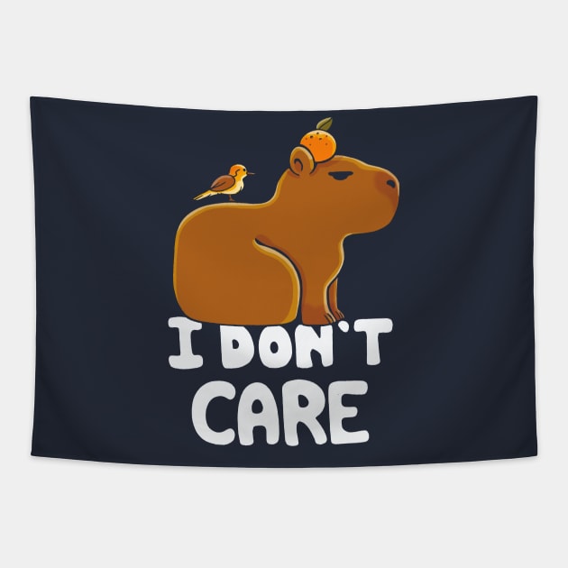 I don't Care Tapestry by Vallina84