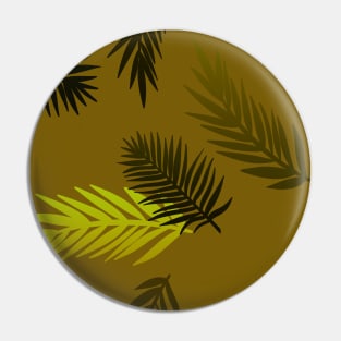 Gold Palm Leaves Pin