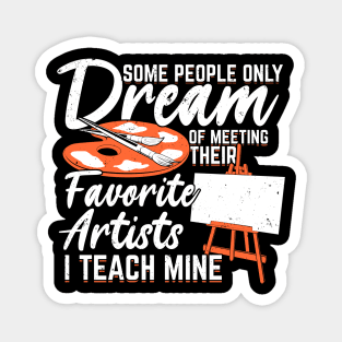 Teaching Art Education Job Profession Teacher Gift Magnet