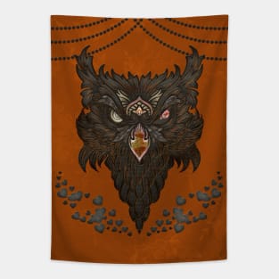 Awesome fantasy  steampunk  owl Tapestry