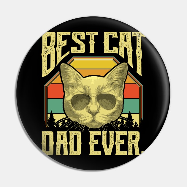 Best Cat Dad Ever Cat Daddy Gift Pin by aneisha