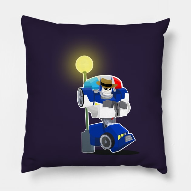 Rescue Bots - Chase on the Case Pillow by TheGreatJery