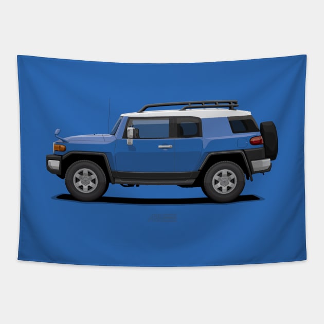 FJ Cruiser Voodoo Blue Tapestry by ARVwerks