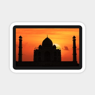 Taj Mahal Sunset. Magnet