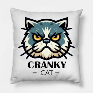 Cranky Cat Pillow