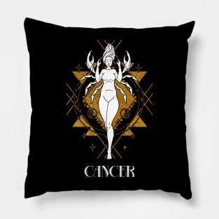 Cancer zodiac sign Pillow