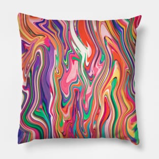 Psychedelic Pastels Pillow