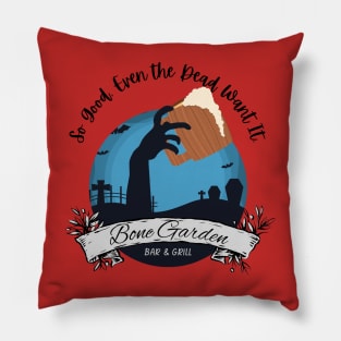 Bone Garden Bar & Grill Pillow