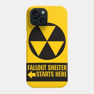 Fallout Shelter Starts Here Phone Case