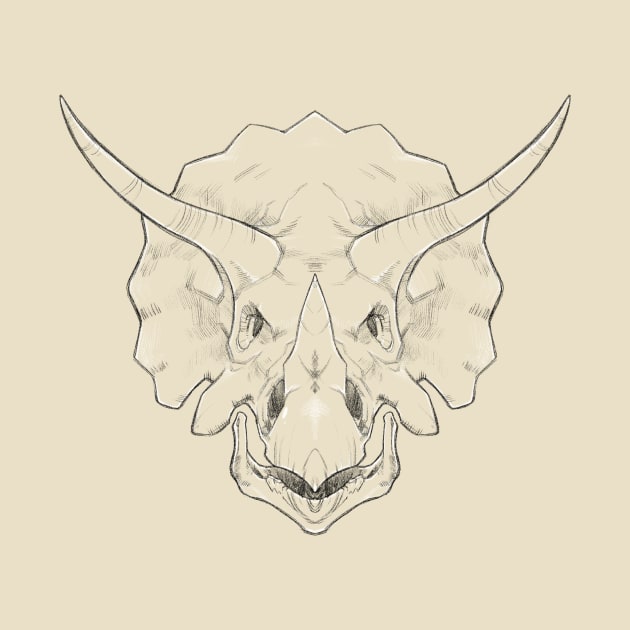 Triceratops Sketch by danielsingzon